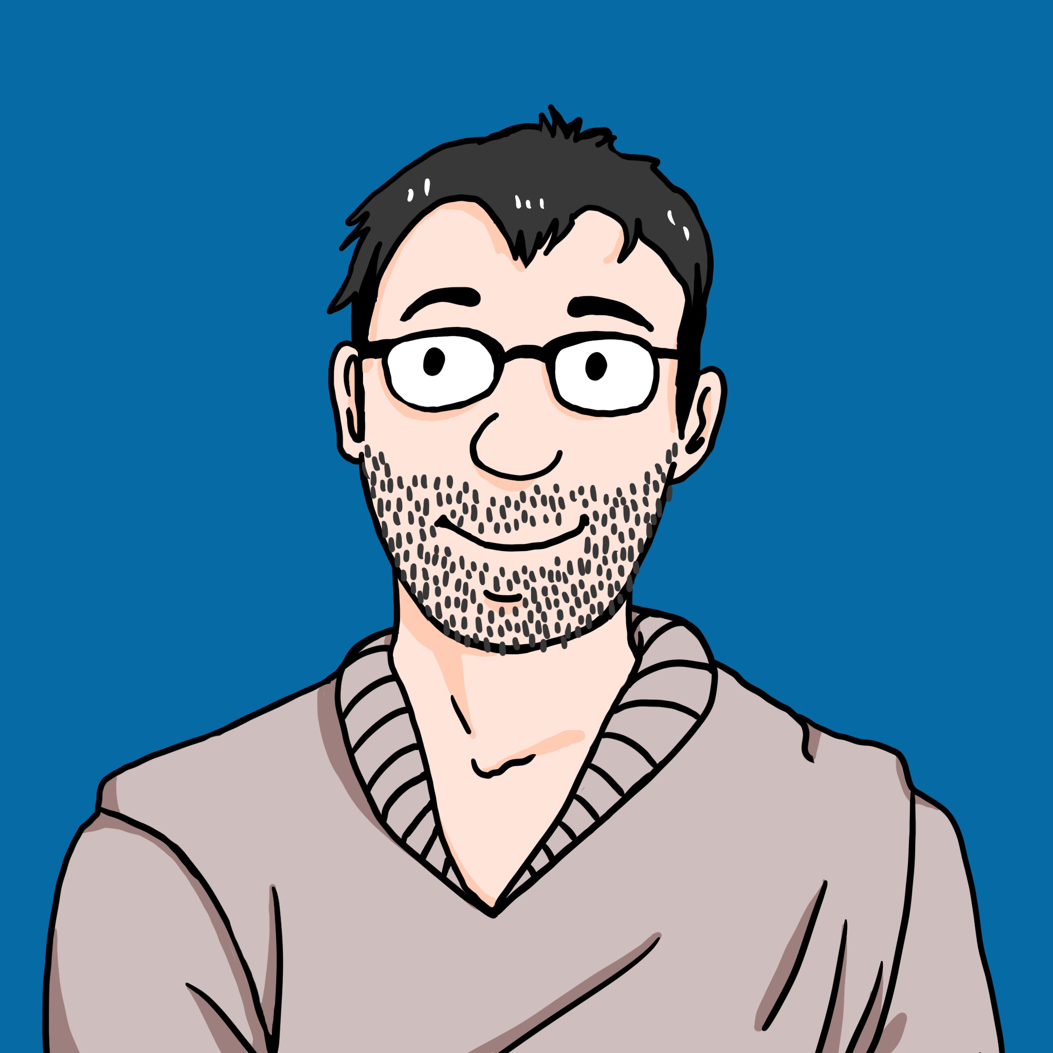 Portrait de Adrien en style BD
