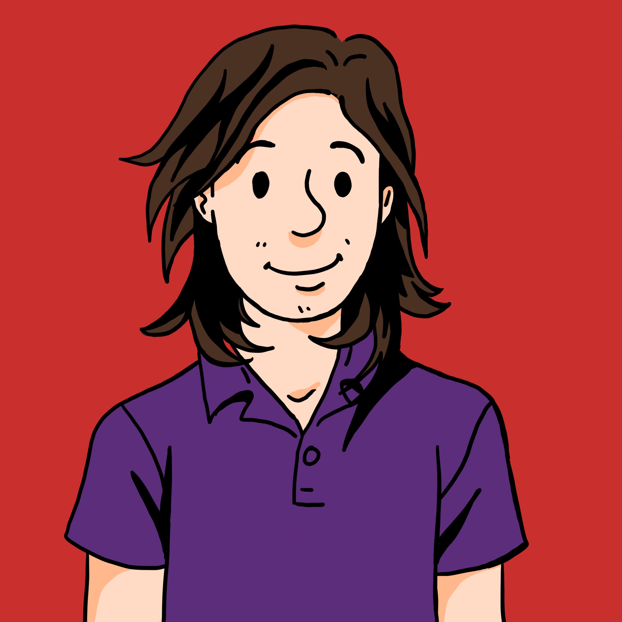 Portrait de Endy en style BD