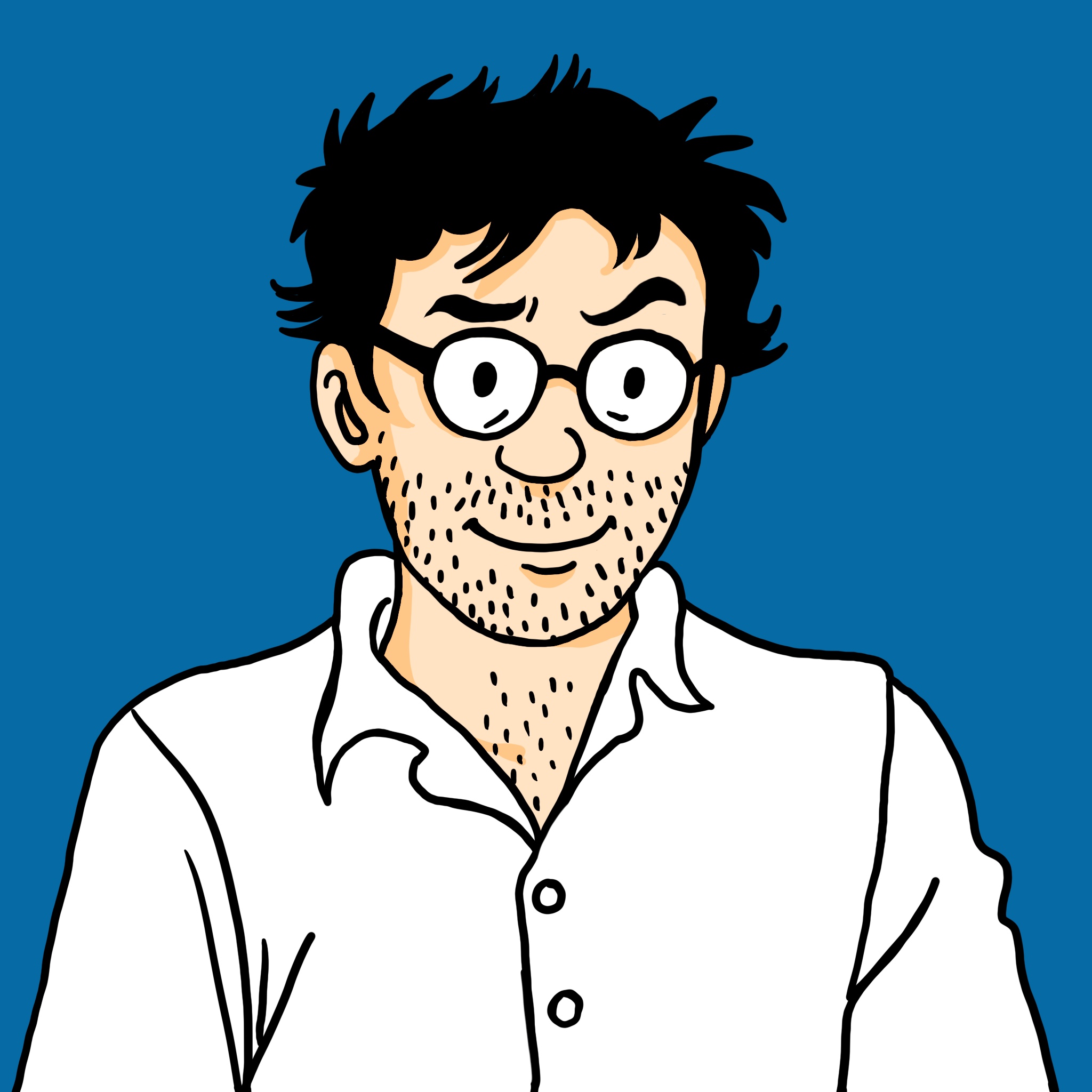 Portrait de Pierre-Jean en style BD